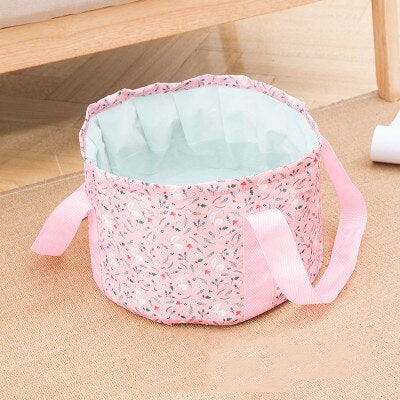 Compact Collapsible Foot Wash Basin - Luxicro