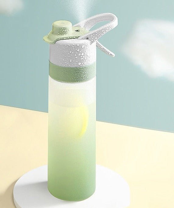 Compact Travel Spray Water Bottle 2-in-1