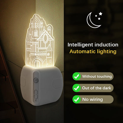 Motion Activated Bright LED Wall Lamp