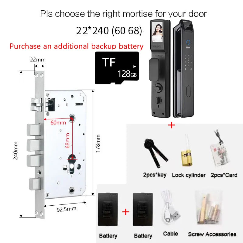 Smart Keyless Fingerprint Door Lock Security System