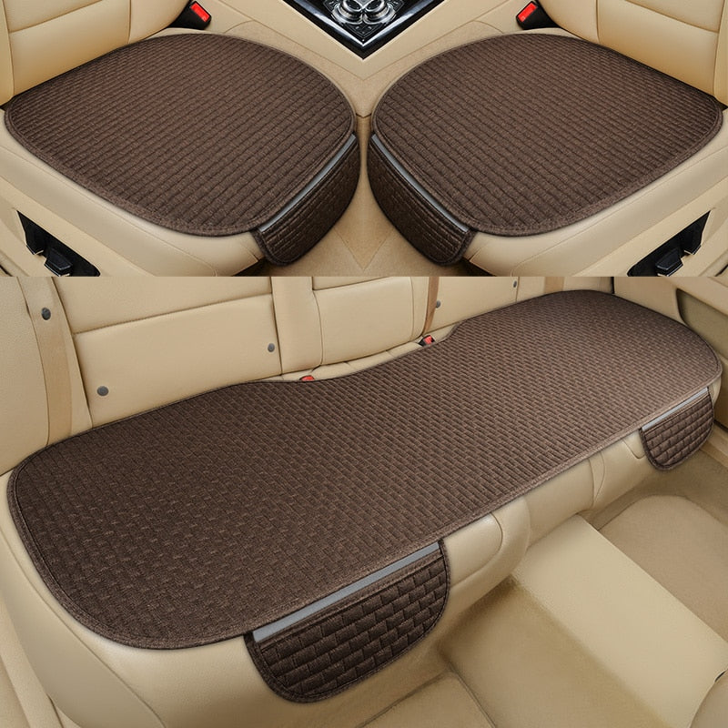 Durable Auto Seat Protector Mat with Grip Back
