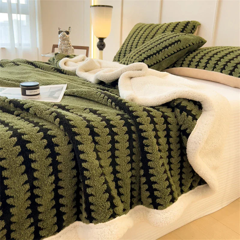 Cozy Warm Fuzzy Blanket Throw