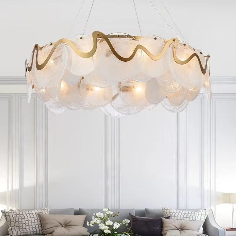 Airy Gold Drop Pendant Lighting Fixture