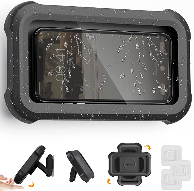 Adjustable Waterproof Shower Phone Mount Holder - Luxicro