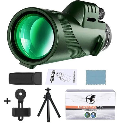Portable 80x100 High Power Zoom Telescope