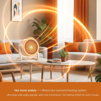 Portable 1000W Electric Heater with Thermal Cut Off
