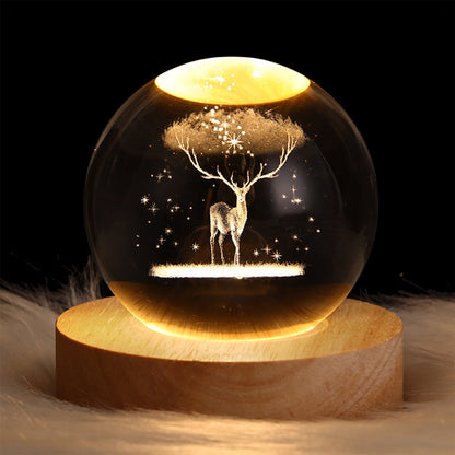 Crystal Ball Table Light