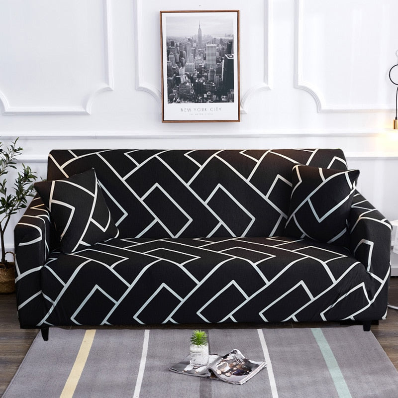 Comfortable Fit Elastic Couch Cover