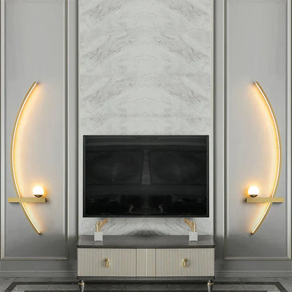 Modern Bronze Garden Wall Lamp