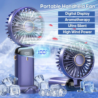 Mini Multi Function Fan with LED Screen