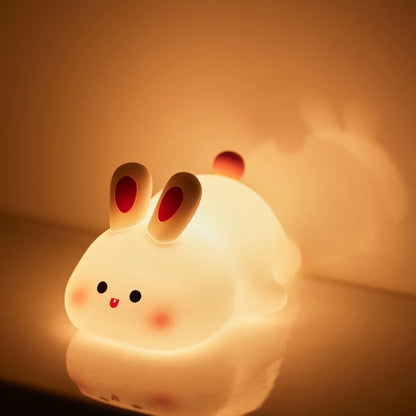 Colorful Duck LED Nightlight Soft Silicone USB Rechargeable - Luxicro