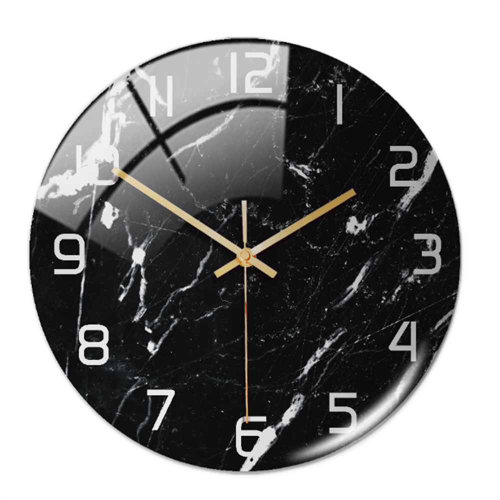 Elegant Silent Marble Wall Clock