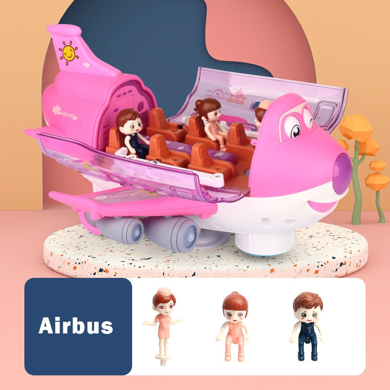 Cool Music LED Airplane Toy for Boys