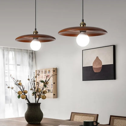 Rustic Wood Hanging Ceiling Light