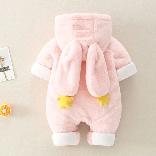 Cute Fleece Winter Baby Jumpsuit - Luxicro