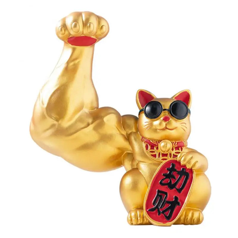 Happy Smiling Cat Statue - Luxicro