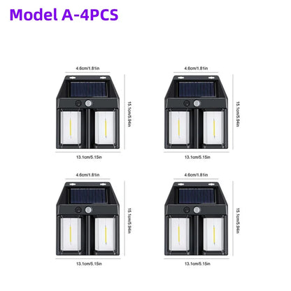 Outdoor LED Solar Powered Waterproof Wall Light
