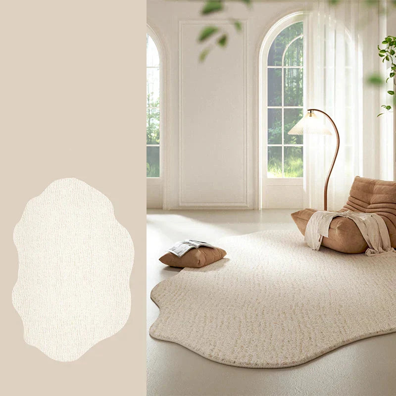 Neutral Colorful Stripe Floor Rug