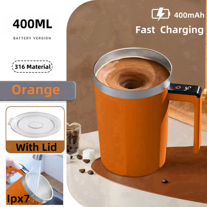 Insulated Rechargeable Coffee Mug 380ML Stainless Steel