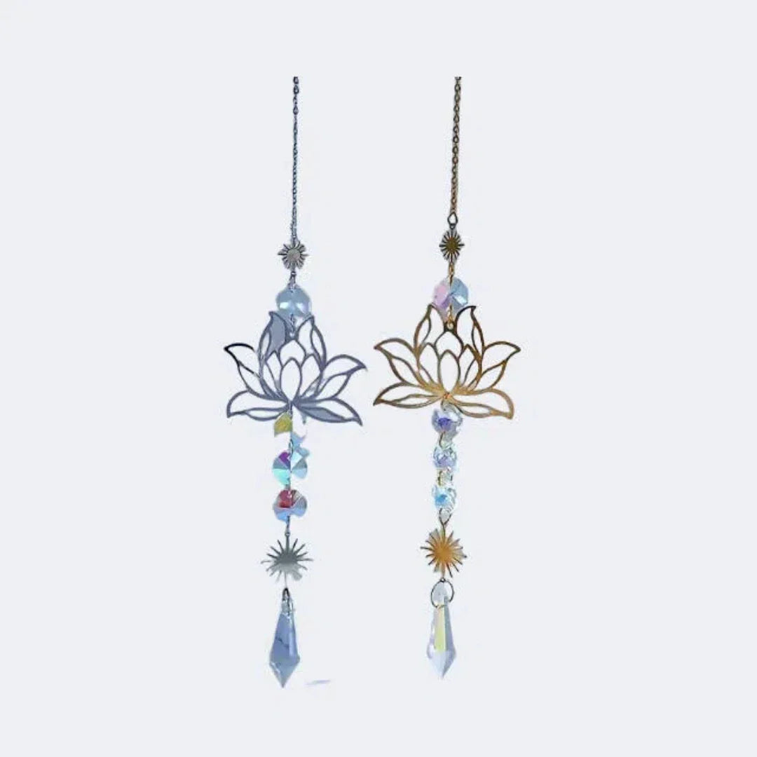 Beautiful Glass Crystal Wind Chime for Home Decor