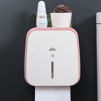 Compact Bathroom Storage Tissue Holder