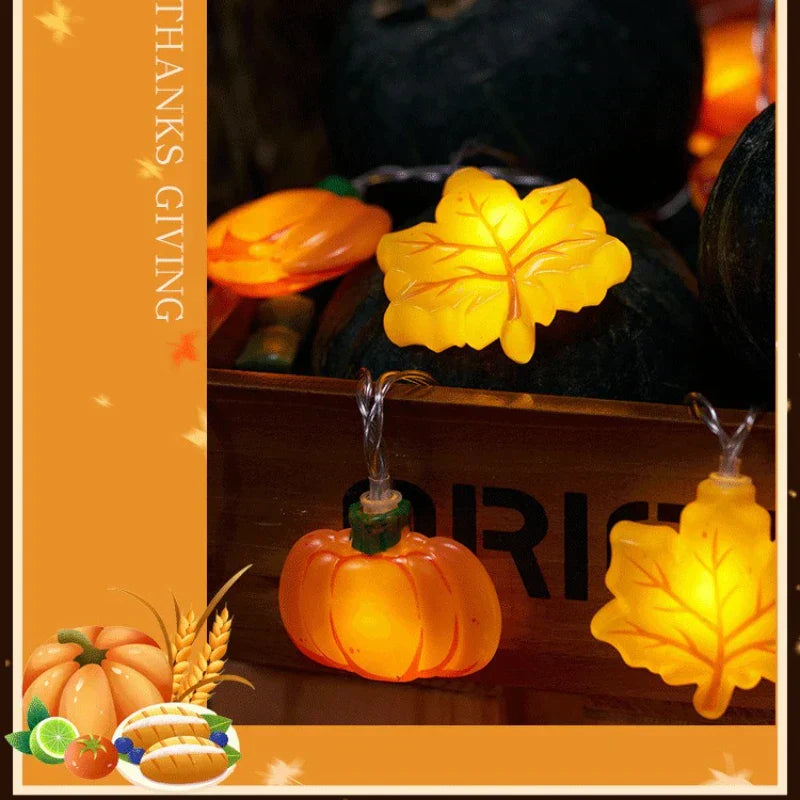 Cozy Fall LED Fairy String Lights Warm Glow