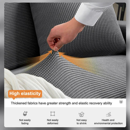 Soft Fit Couch Cover with Plush Design