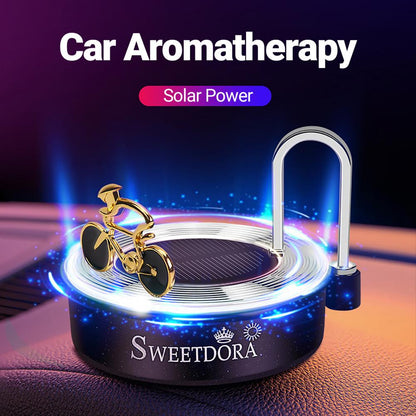 Compact Solar Bike Car Aroma Decor Lamp