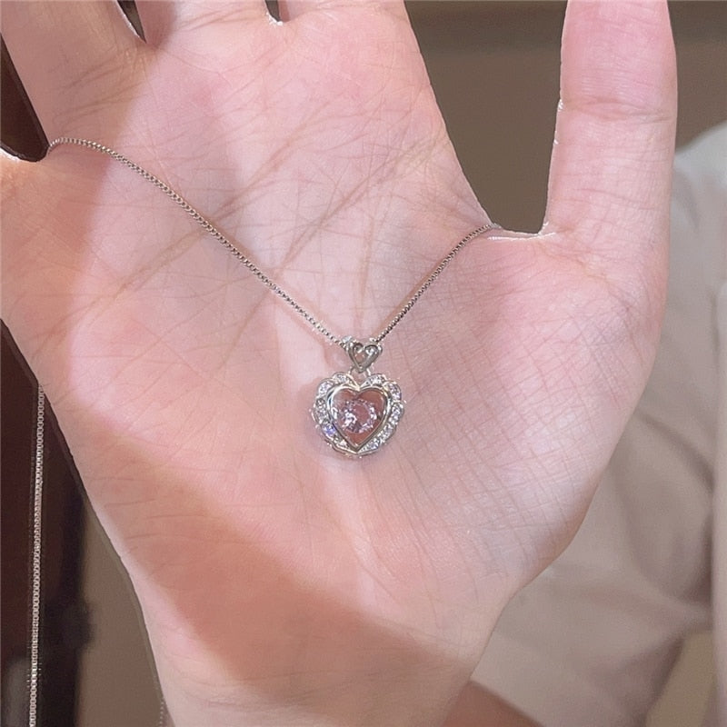 Beautiful Crystal Drop Necklace