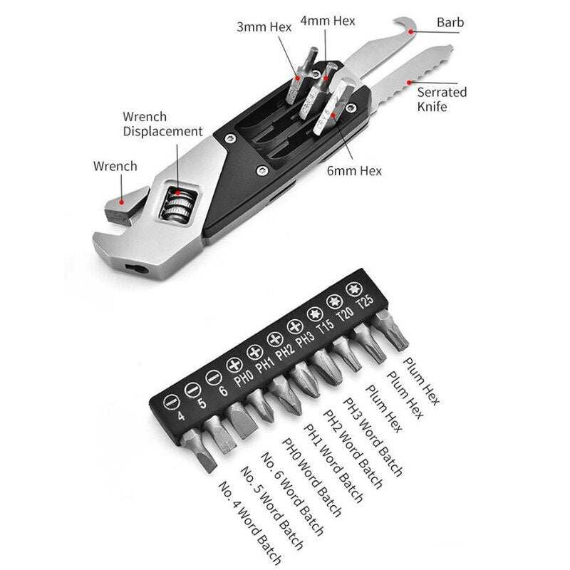 Premium Heavy Duty Folding Wrench Tool Set
