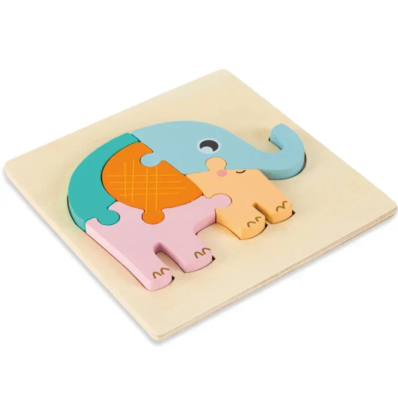 Vibrant Wooden Plane Jigsaw Puzzle - Luxicro