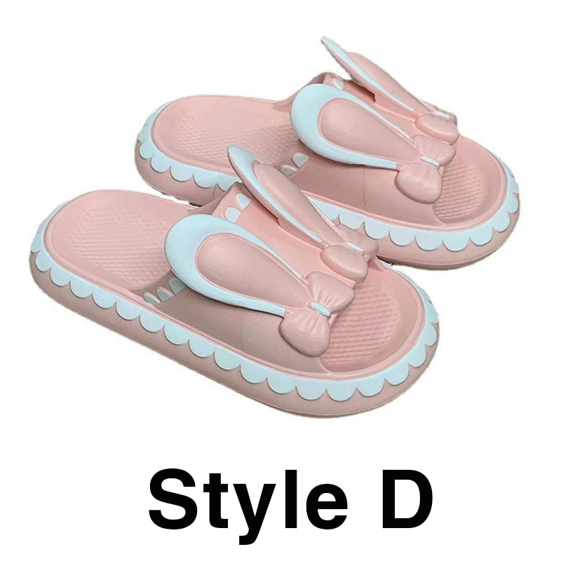 Cozy Rabbit Soft Ladies Slippers