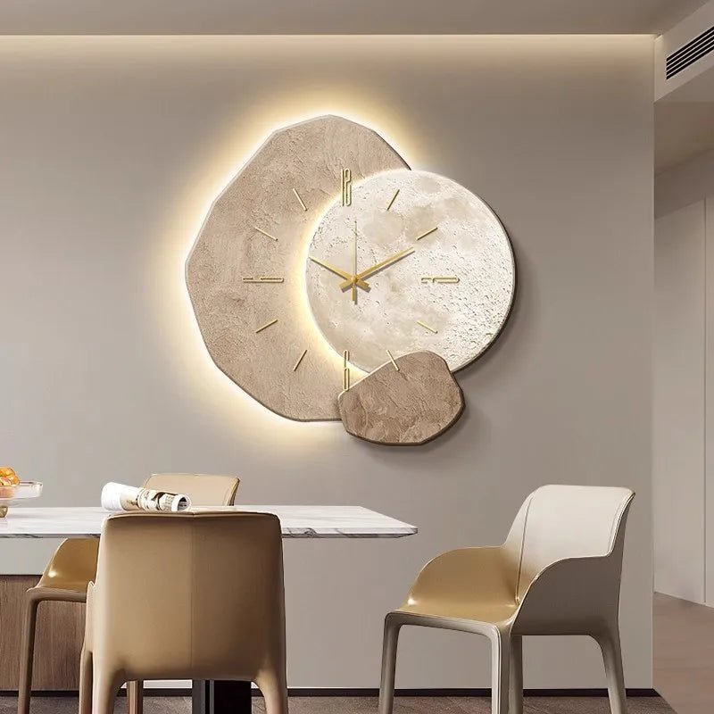 Classic White Wooden Wall Clock