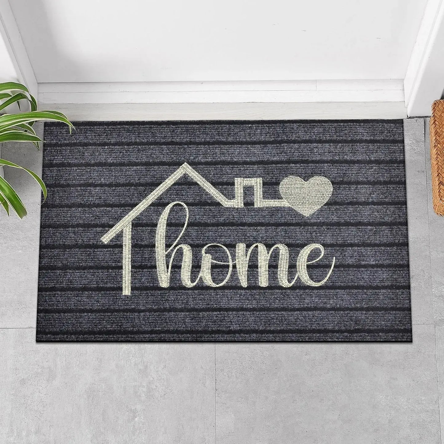 Non-Slip Welcome Door Mat