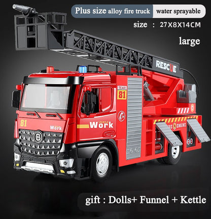 Big Kids Fire Engine Toy Truck Playset