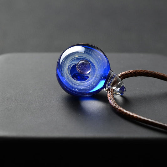 Cosmic Solar System Pendant Necklace - Luxicro
