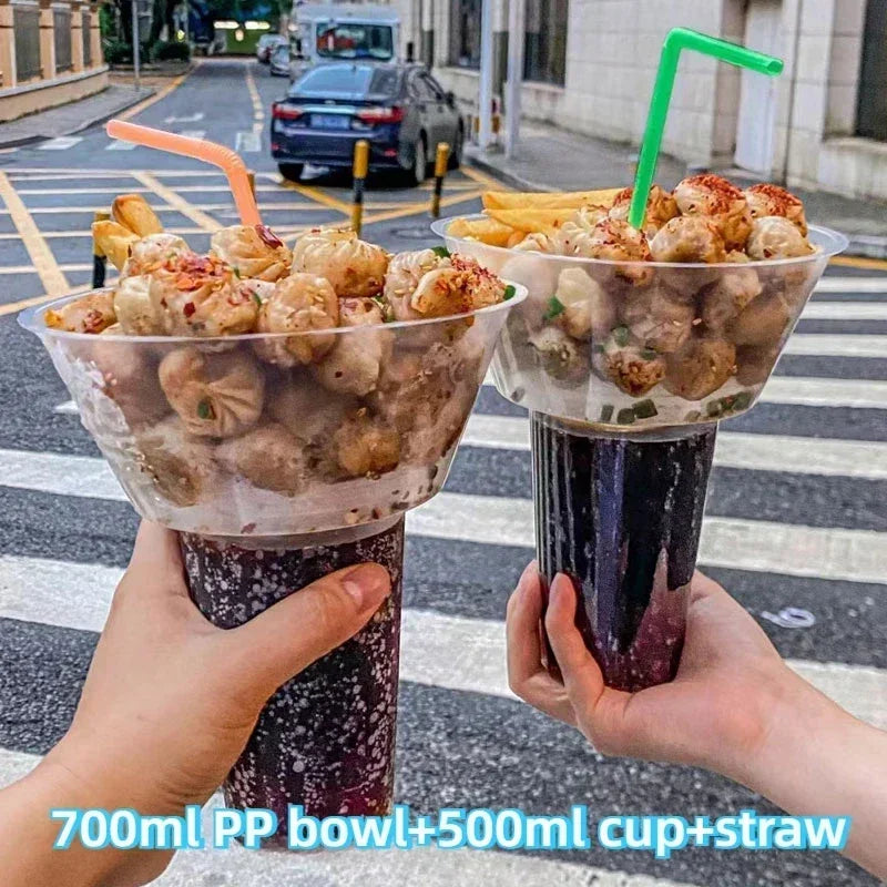 Convenient On-The-Go Snack Bowl Set