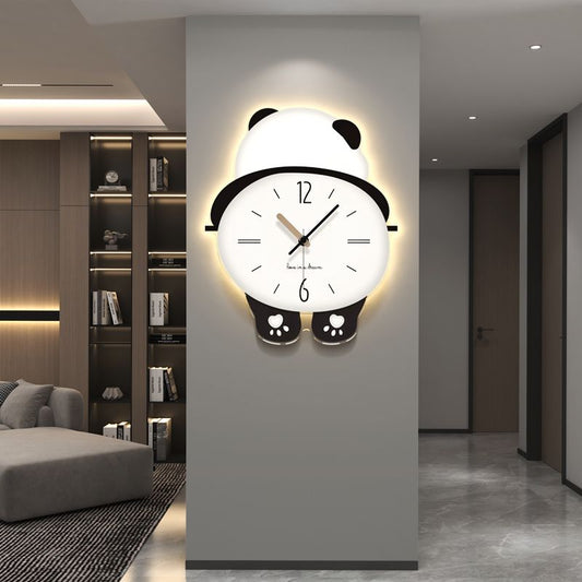 Adorable Bear Wooden Wall Clock - Luxicro