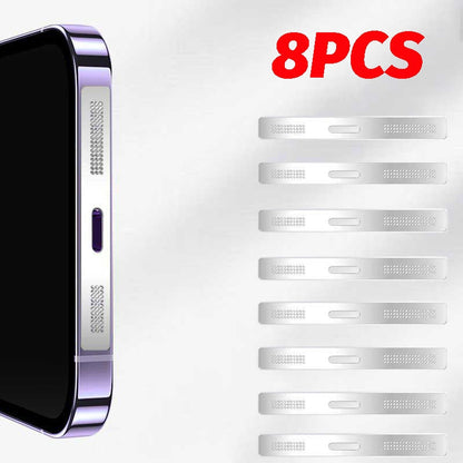 Premium Phone Speaker Mesh Dustproof Sticker Set