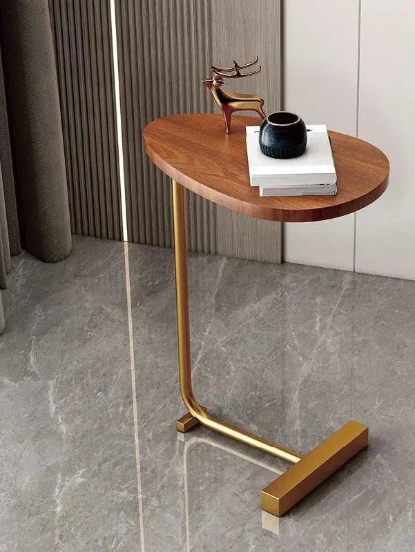 Compact Wooden Side Table