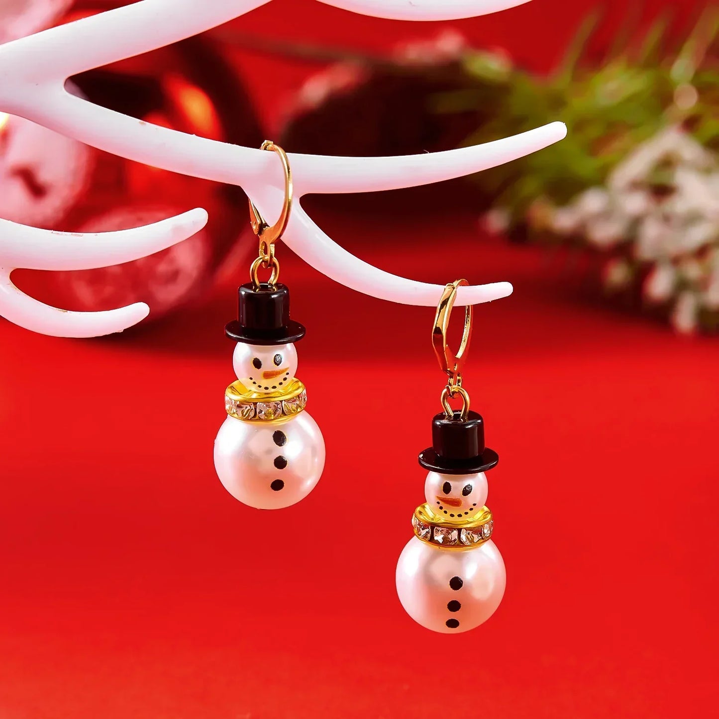 Sparkling Ice Crystal Drop Earrings