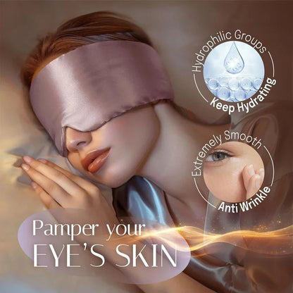 Comfortable Satin Sleep Mask for Travel Rest