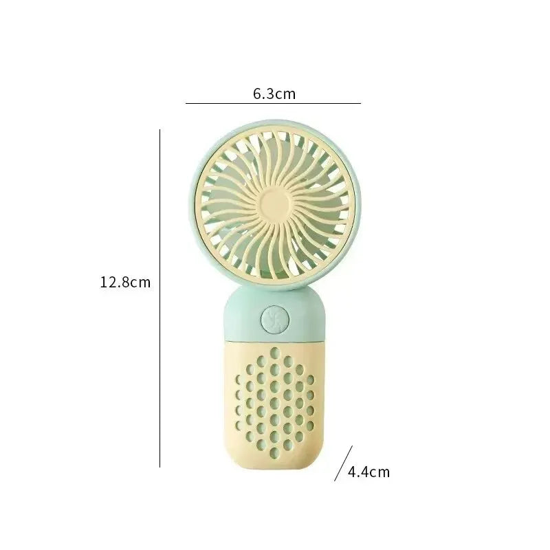 Compact Rechargeable Mini Fan with Scented Function