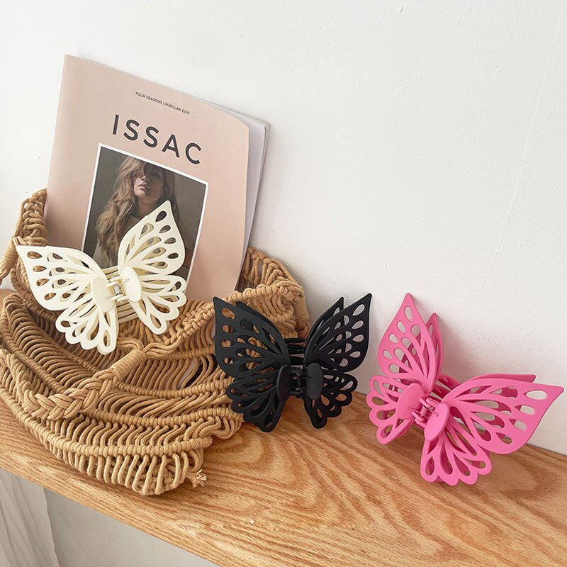 Large Butterfly Hair Clips