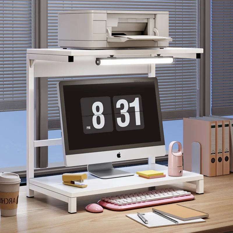 Space Saving Office Monitor Stand Holder - Luxicro