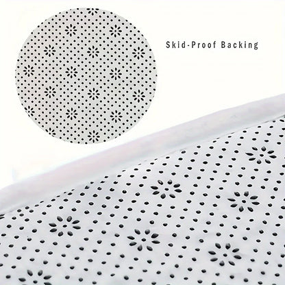 Plush Bathroom Mat | Soft Absorbent Non Slip