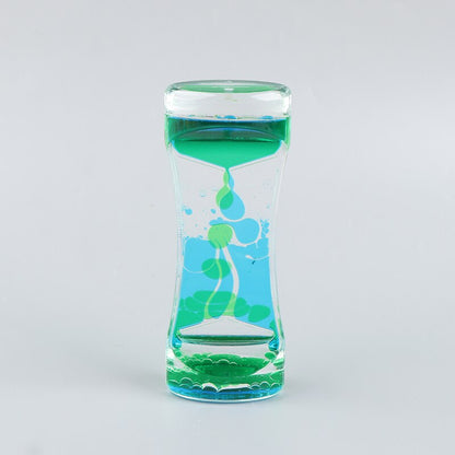 Calming Ocean Wave Hourglass Decor