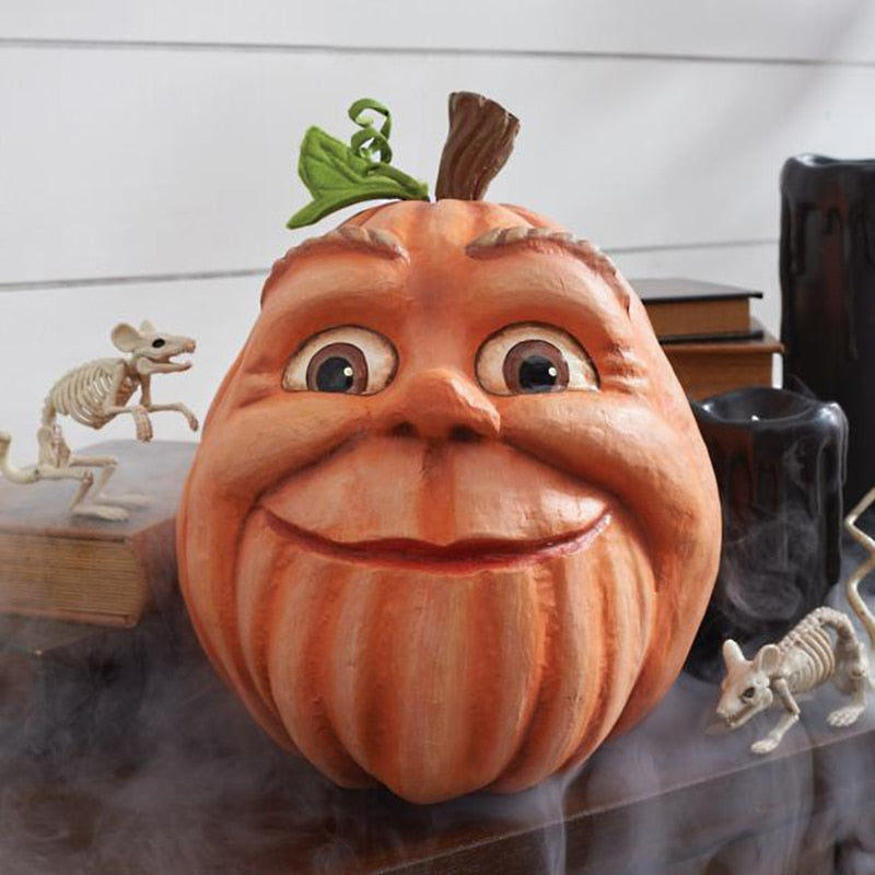 Colorful Pumpkin Face Halloween Decorations - Luxicro