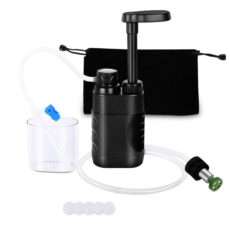 Compact Outdoor Water Filter Camping Kit