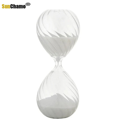 Classic 30Min Glass Hourglass Timer Decor